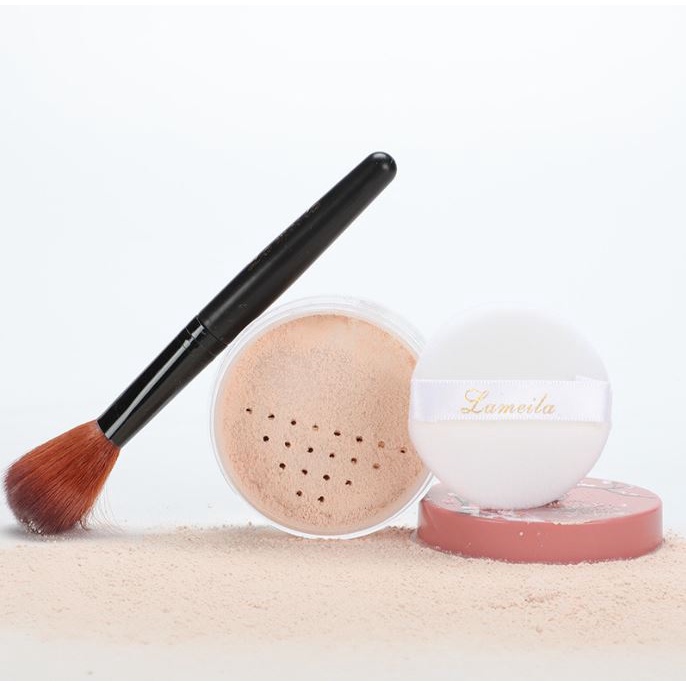 Phấn Phủ Bột Lameila Kiềm Dầu Chính Hãng Make Up Powder