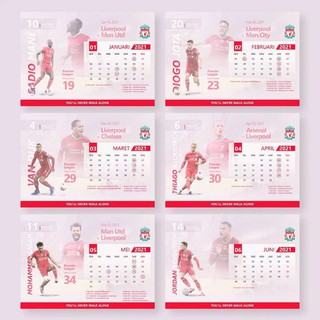 Lịch Để Bàn Hình Liverpool 2021