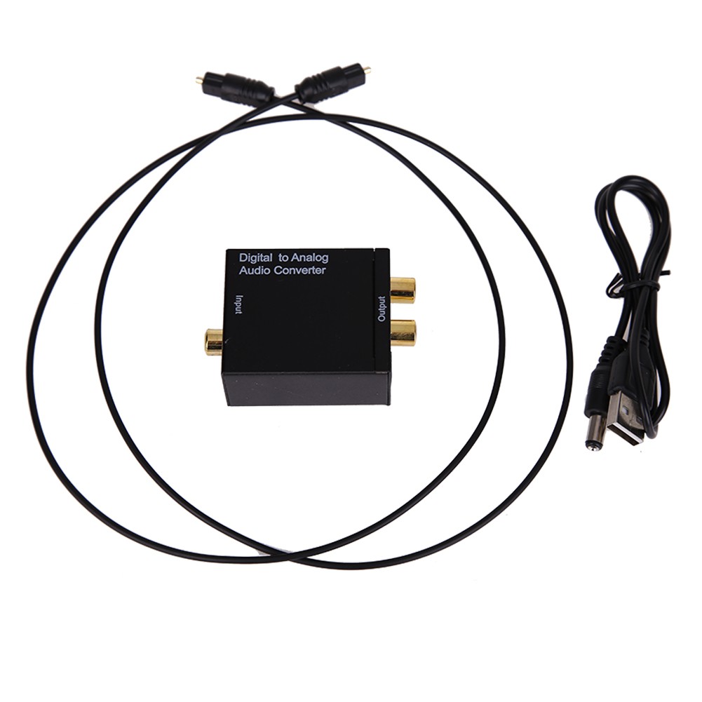 Bộ chuyển đổi âm thanh Coaxial Toslink sang analog RCA L / R