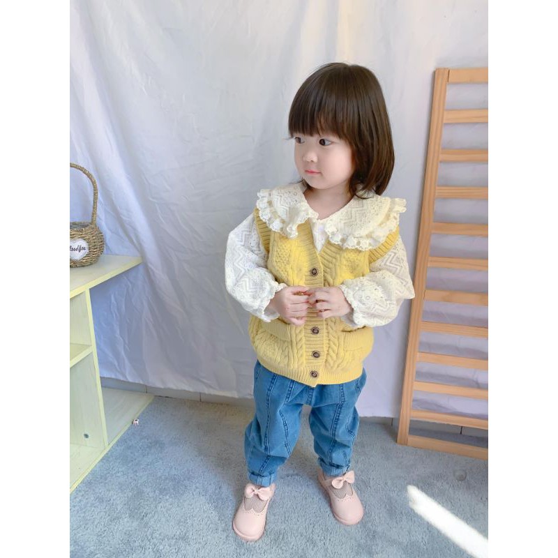 Áo ghile len siêu xinh cho bé trai-gái