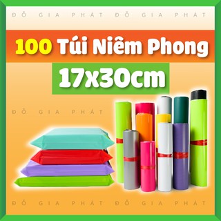 100 Túi Gói Hàng Niêm Phong, Bịch Đóng Hàng, Bao Bì Gói Hàng Tự Dính GHN
