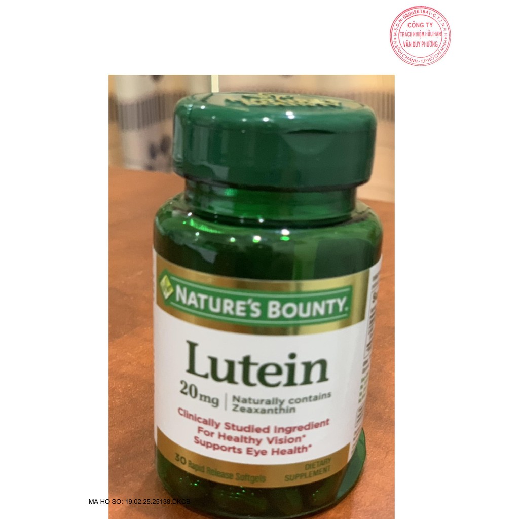 Viên Uống Bổ Mắt Nature's Bounty Lutein Hộp 30 Viên | BigBuy360 - bigbuy360.vn