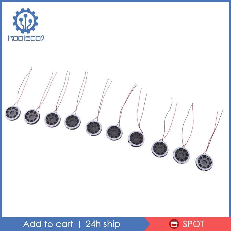 Set 10 Loa Âm Thanh Koolsoo2 20x20mm 1W 8ohm Chất Lượng Cao