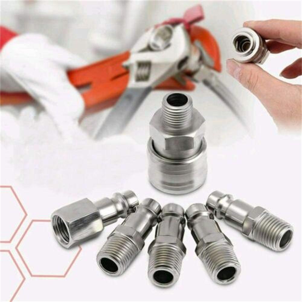 Set 10 Đầu Nối Ống Khí Nén SHOUKEY Tháo Lắp Nhanh