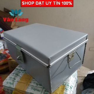 Hòm tôn dày đẹp size 21cm x 33cm x 15cm