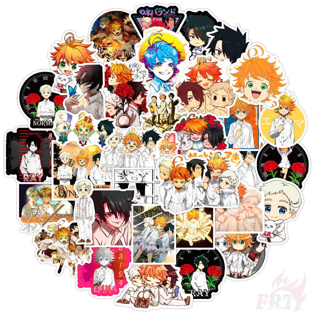 ❉ The Promised Neverland - Series 03 CloverWorks Anime Stickers ❉ 50Pcs/Set Fashion DIY Decals Doodle Stickers