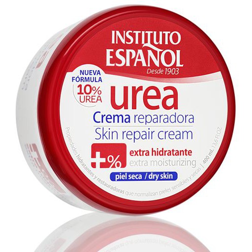 Kem dưỡng ẩm, giảm khô ngứa Instituto Espanol Urea 10% Skin Repair Cream 400ml dành cho da chàm, vảy nến, viêm da cơ địa