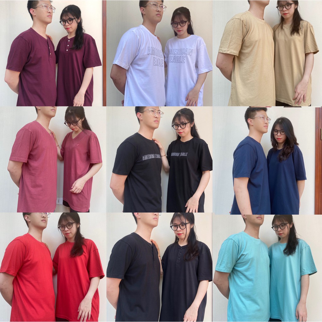 [Ảnh Thât+VIDEO Tự Quay]Áo Thun Phông Trơn Hè Unisex Nam Nữ 100% Cotton Cộc Tay Chính Hãng Xuất Dư Giá Rẻ, Đủ Màu, Đẹp.