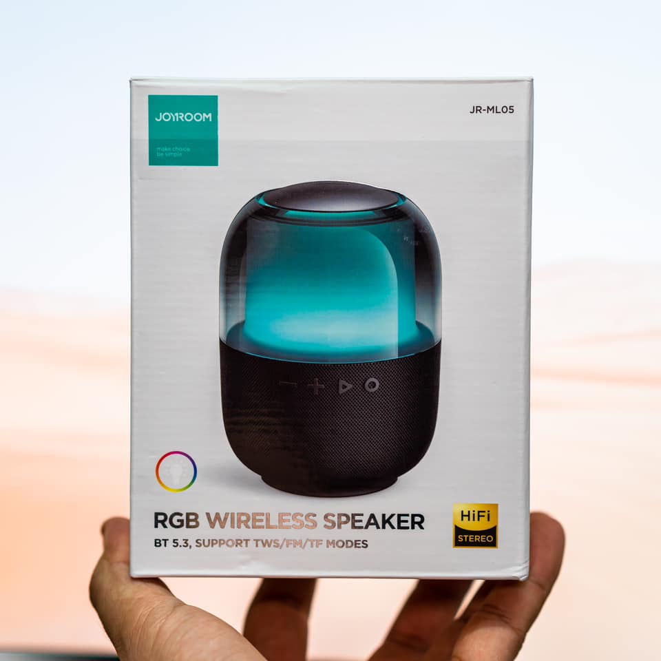 Loa Bluetooth tích hợp đèn LED RGB JR-ML05 JOYROOM