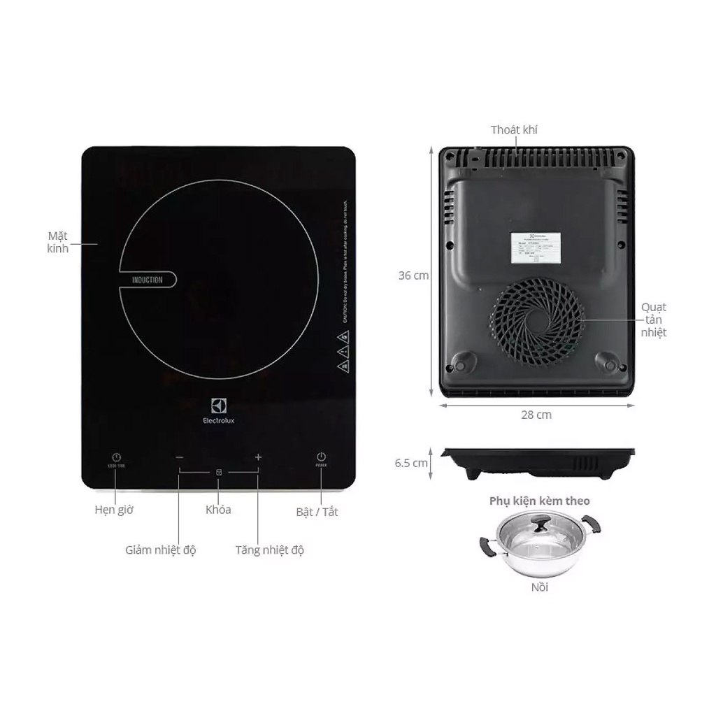 Bếp điện từ Electrolux ETD29MKC