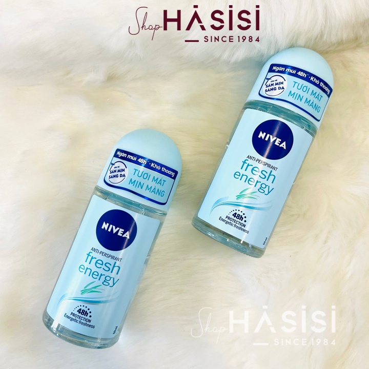 Lăn Khử Mùi Nha Đam NIVEA - Fresh Energy Anti-Perspirant 50ml