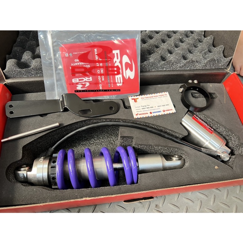 Phuộc RCB RB MONO SHOCK DB2 gắn cho Suzuki Satria Raider Fi