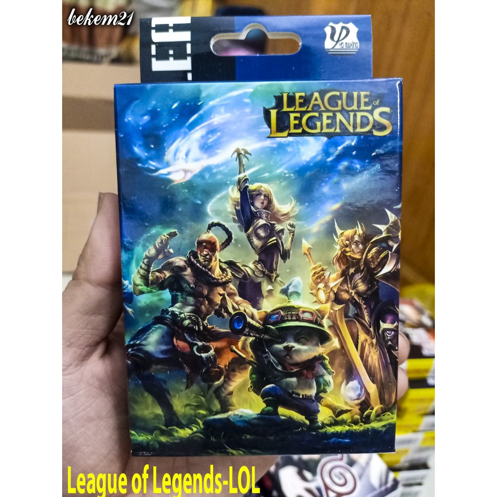 Bộ bài Tây League of Legends LOL liên minh huyền thoại , bộ Tú 54 lá in hình anime manga dễ thương siêu độ