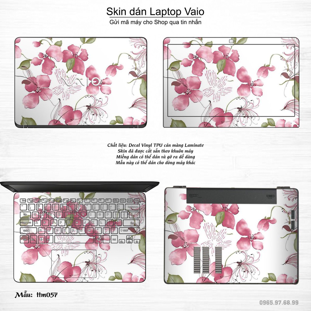 Skin dán Laptop Sony Vaio in hình Tranh thủy mặc _nhiều mẫu 3 (inbox mã máy cho Shop)