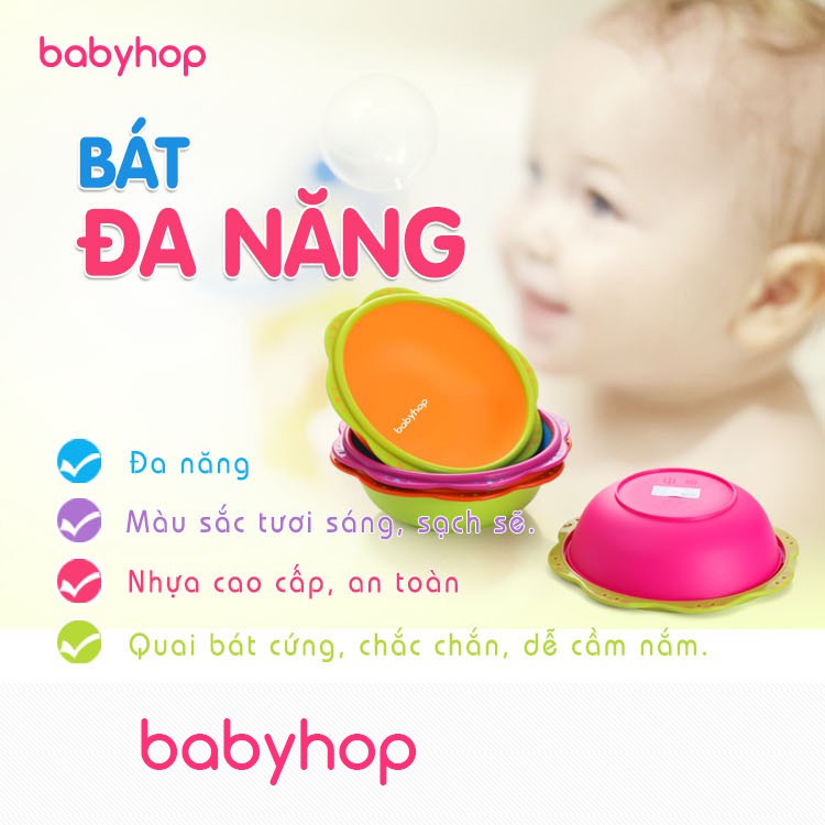 Chậu rửa mặt đa năng babyhop BH-702