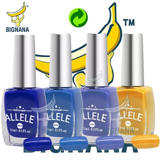 Các Tông Xanh Dương, Xanh Đen, Xanh Pastel, Vàng, Xanh Coban, Xanh Da Trời, Mẫu Mới Sơn Móng Tay Allele - AE01 Chai 15ml