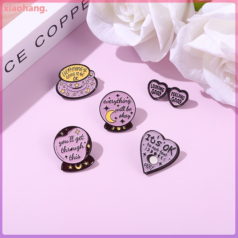 Huy hiệu cài áo hình trăng sao thời trang nữ tính