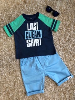 Quần short cạp chun bé trai