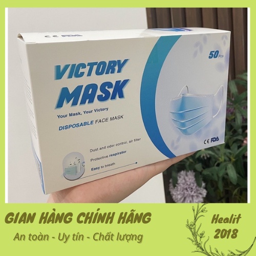 KHẨU TRANG Y TẾ 4 LỚP KHÁNG KHUẨN Victory mask QUAI MỀM KHÔNG ĐAU TAI