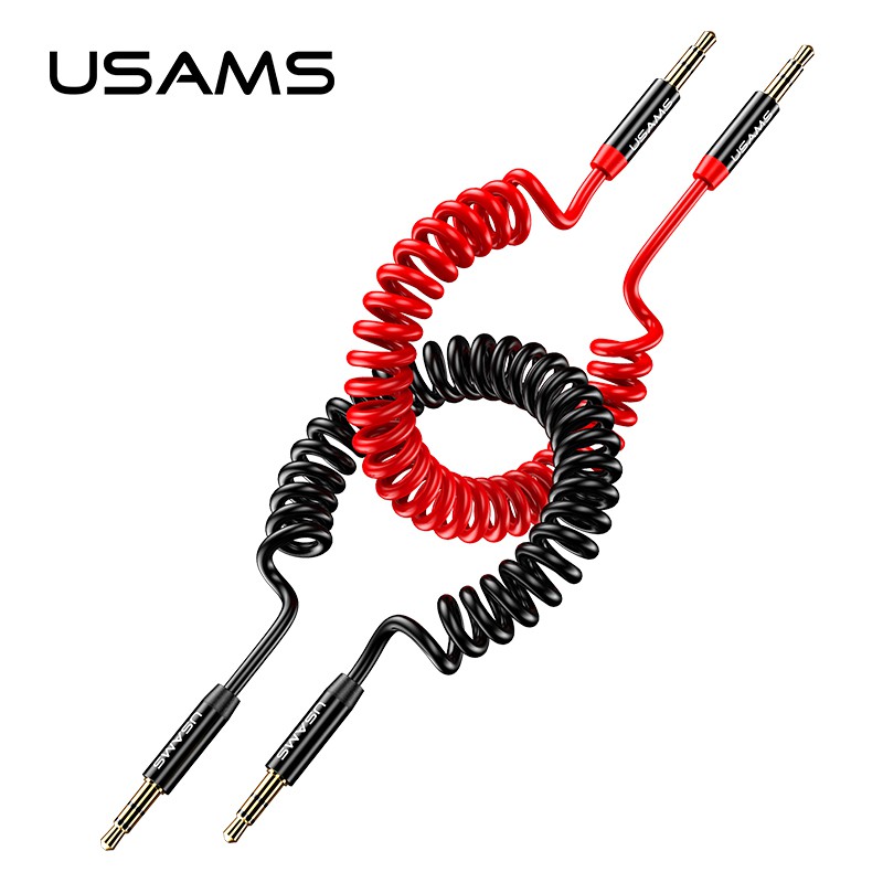 Usams Dây Cáp Âm Thanh Cổng 3.5mm Dài 1.2m Chuyên Dụng Cho Điện Thoại / Máy Tính Bảng / Máy Tính
