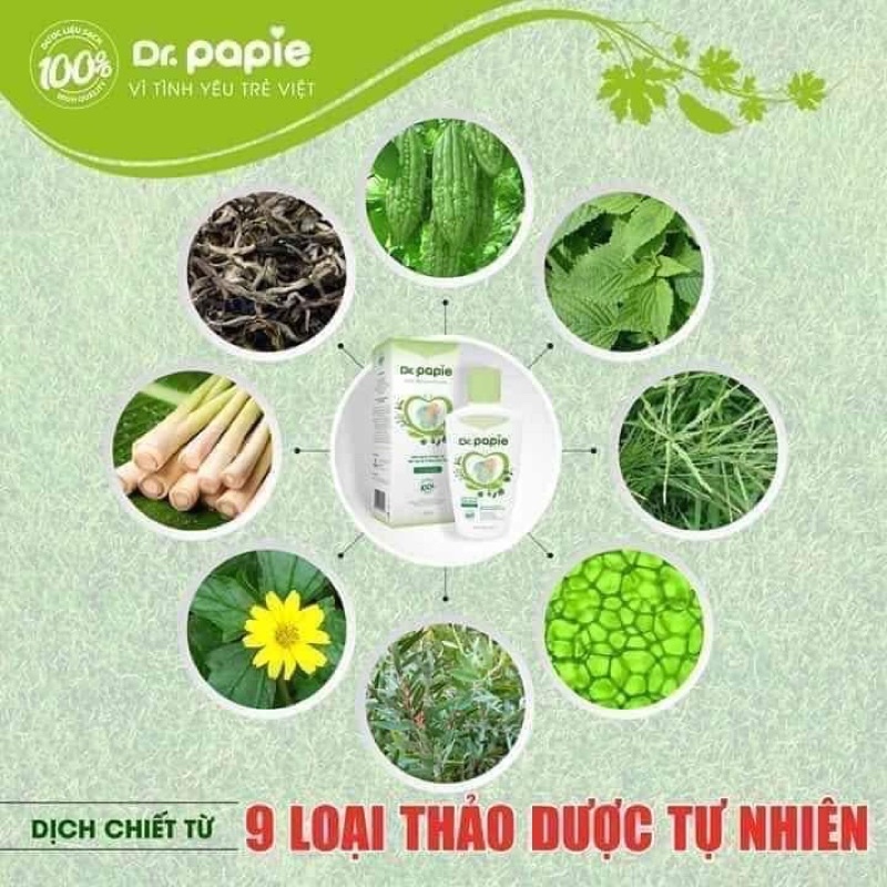 NƯỚC TẮM GỘI THẢO DƯỢC DR PAPIE 230ml | BigBuy360 - bigbuy360.vn