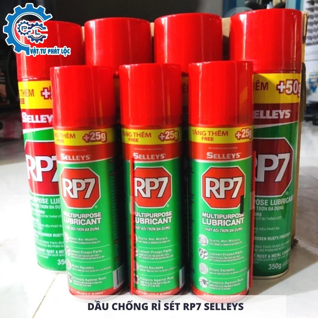 Chai xịt chống rỉ sét và bôi trơn Selleys RP7 170g, 350g