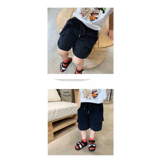[Babycat Hàng Có Sẵn Bán Chạy Quần Short Thể Thao Mùa Hè Nhỏ Nhắn Phong Cách Nhật Bản Hàn Quốc Thời Trang Mùa Hè Cho Bé Trai