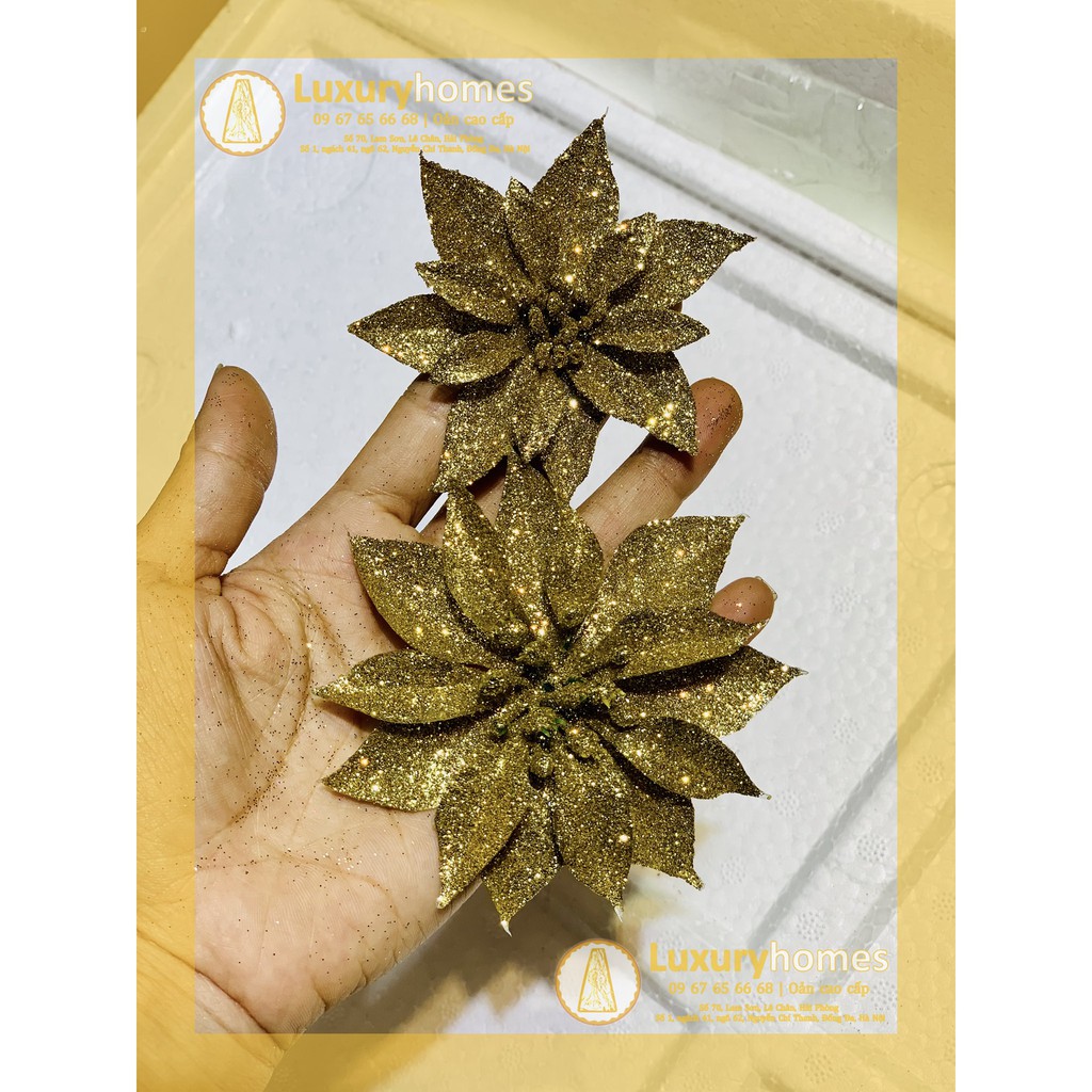 Hoa trà kim tuyến trang trí làm oản tài lộc ( cỡ nhỡ ) , vật tư phụ kiện làm Oản |Oản ngọc |Oản tài lộc |LuxuryHomes | BigBuy360 - bigbuy360.vn