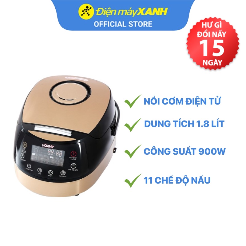 Nồi cơm điện tử Hommy 1.8 lít JS-E50C