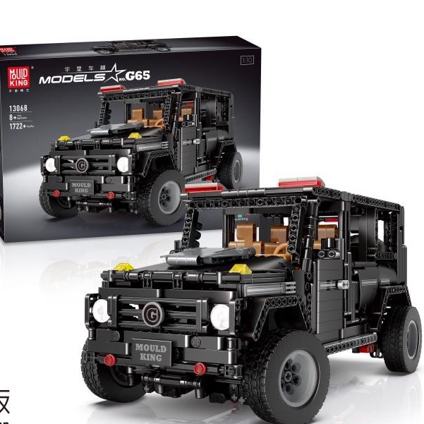 Đồ chơi Lắp ghép Mô hình Mould King 13068 Mercedes G65 Màu Đen