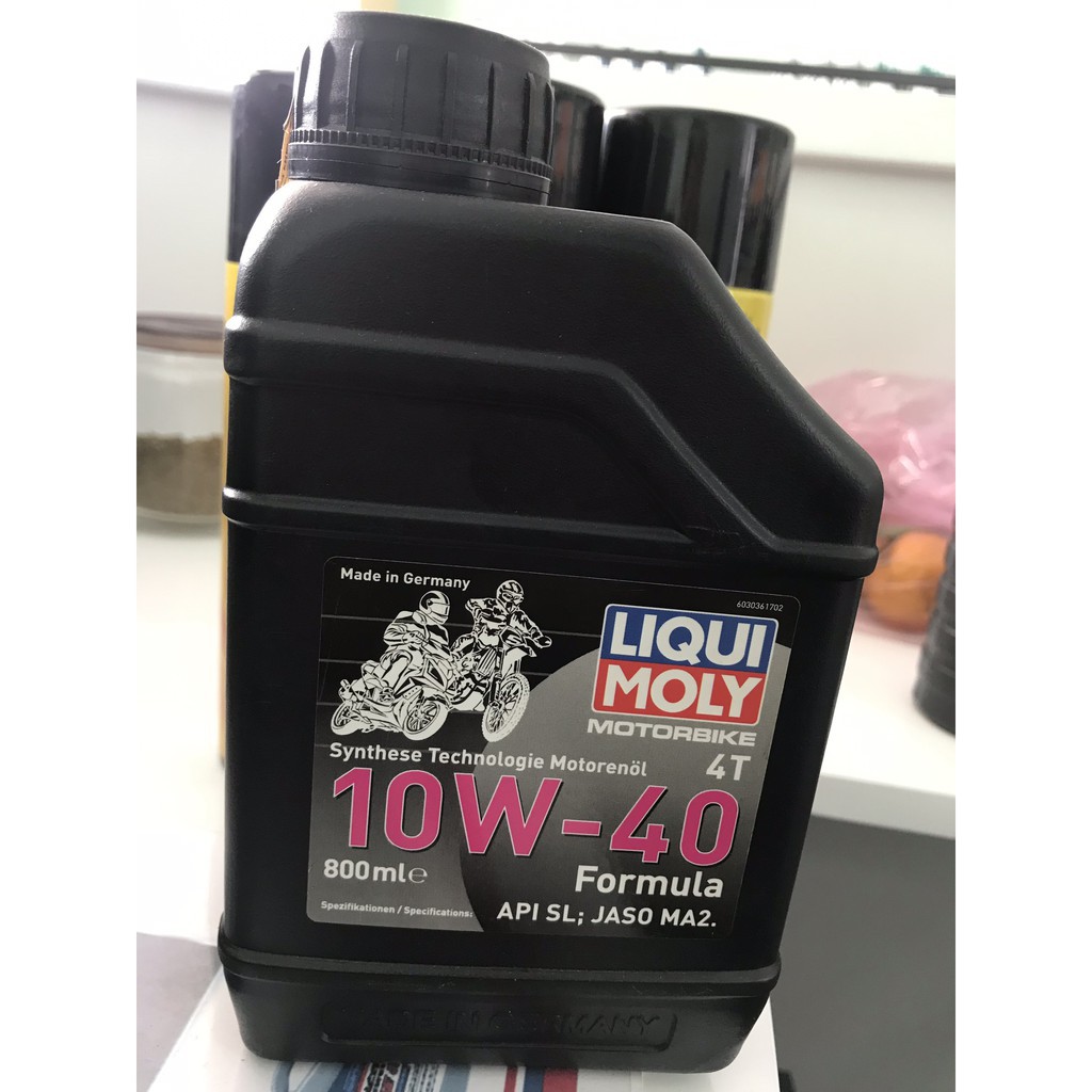 NHỚT LIQUY MOTORBIKE 10W40 FORMULA 0.8L