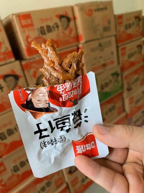 Sét 5 gói cá cơm cay  đặc sản Vân Nam Trung Quốc ngon số 1