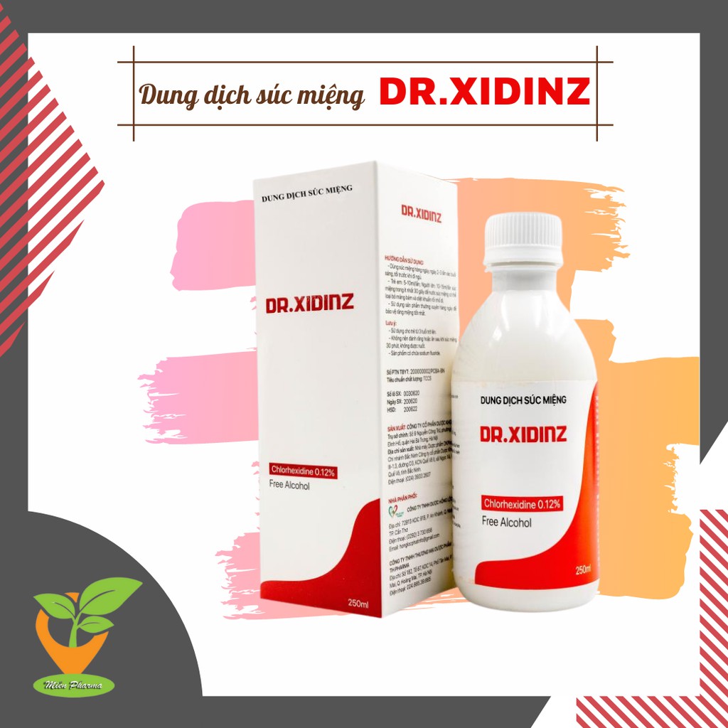 Nước súc miệng DR.XIDINZ 250ml