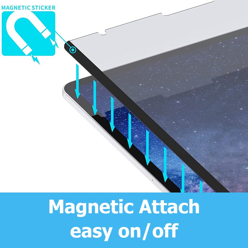 Miếng Dán Bảo Vệ Màn Hình Từ Tính Cho iPad Pro 11 12.9 Air4 Air5 Mini & 9.7 10.2 10.5 inch