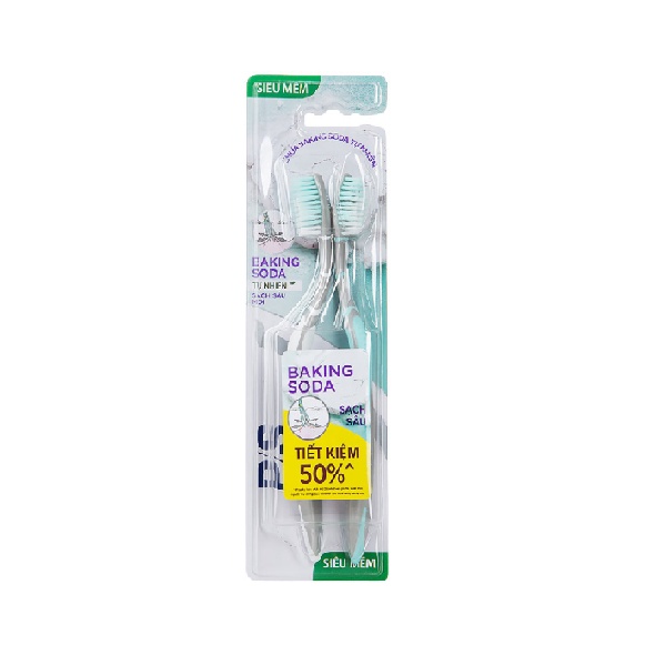 Bộ 2 Bàn chải đánh răng P/S Baking Soda