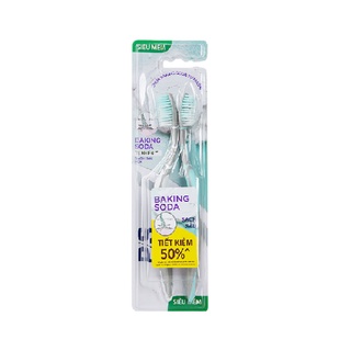 Combo 2 bộ Bàn chải đánh răng P/S Baking Soda