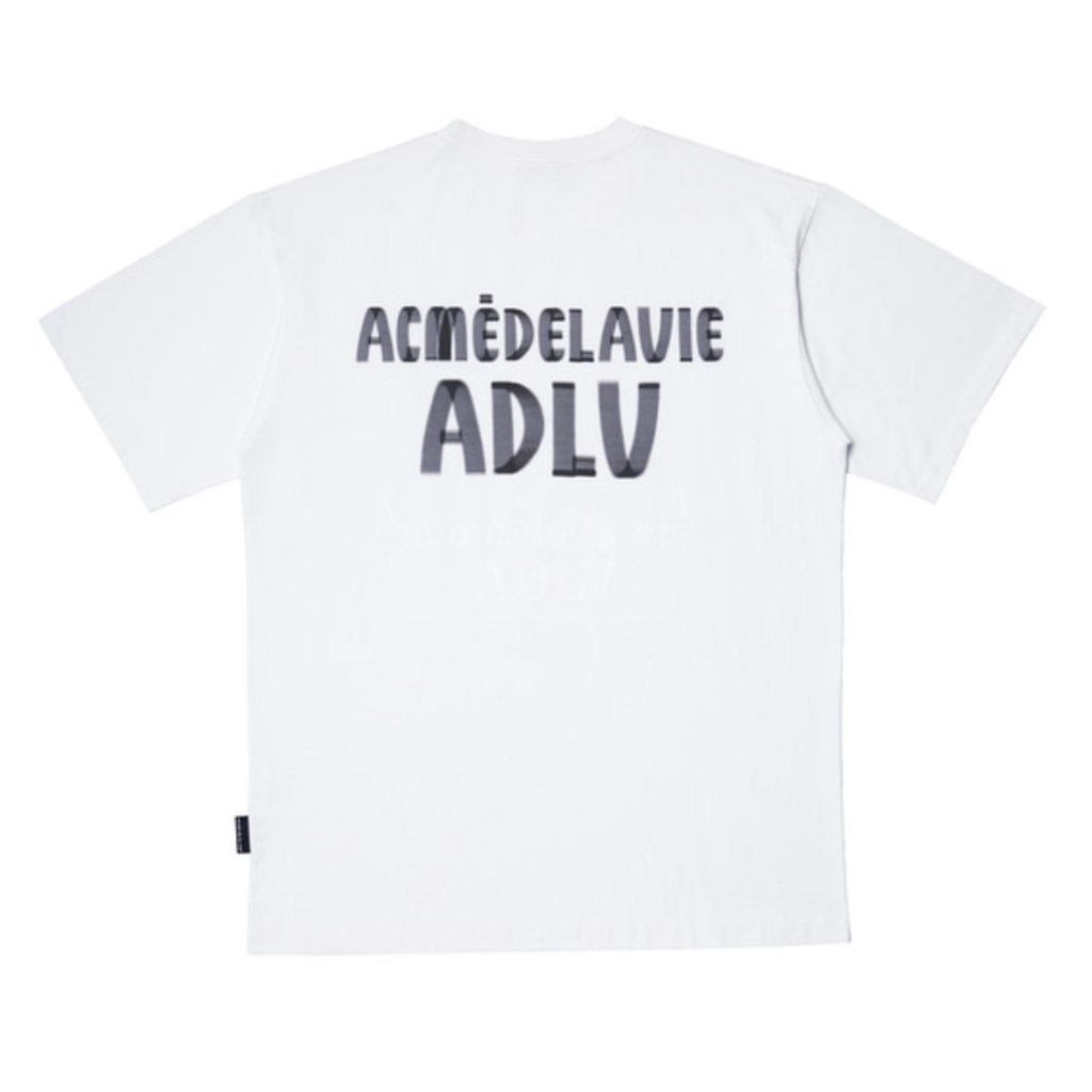 Áo ADLV basic trắng marker