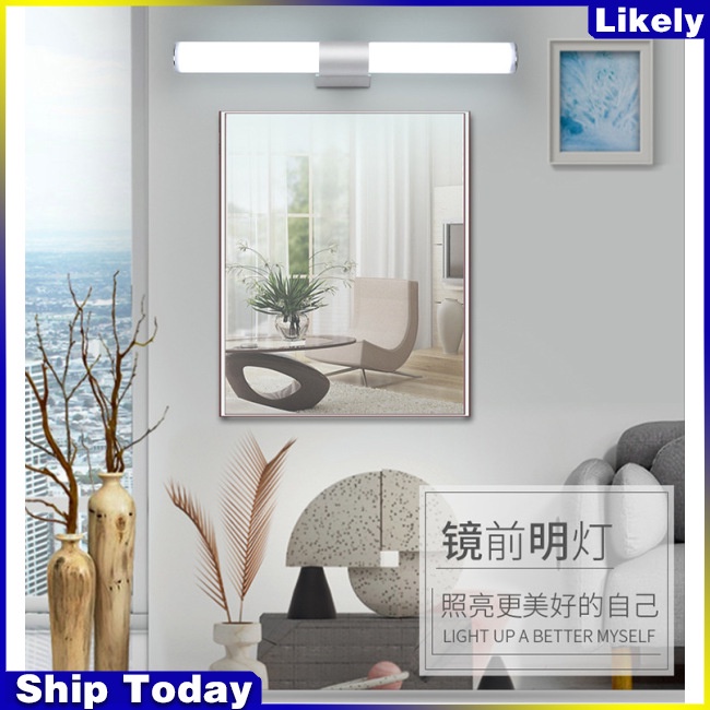 Đèn led gắn gương trang điểm tiện dụng cho phòng tắm tiện lợi