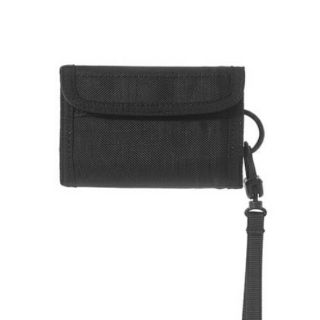 Short Wallet basic ví ngắn đeo cổ mini màu đen 'local brand'