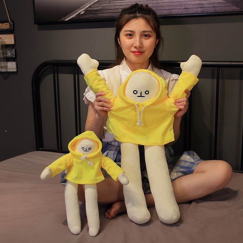 Búp bê nhồi bông người chuối trầm cảm phong cách Hàn Quốc đáng yêu làm quà tặng