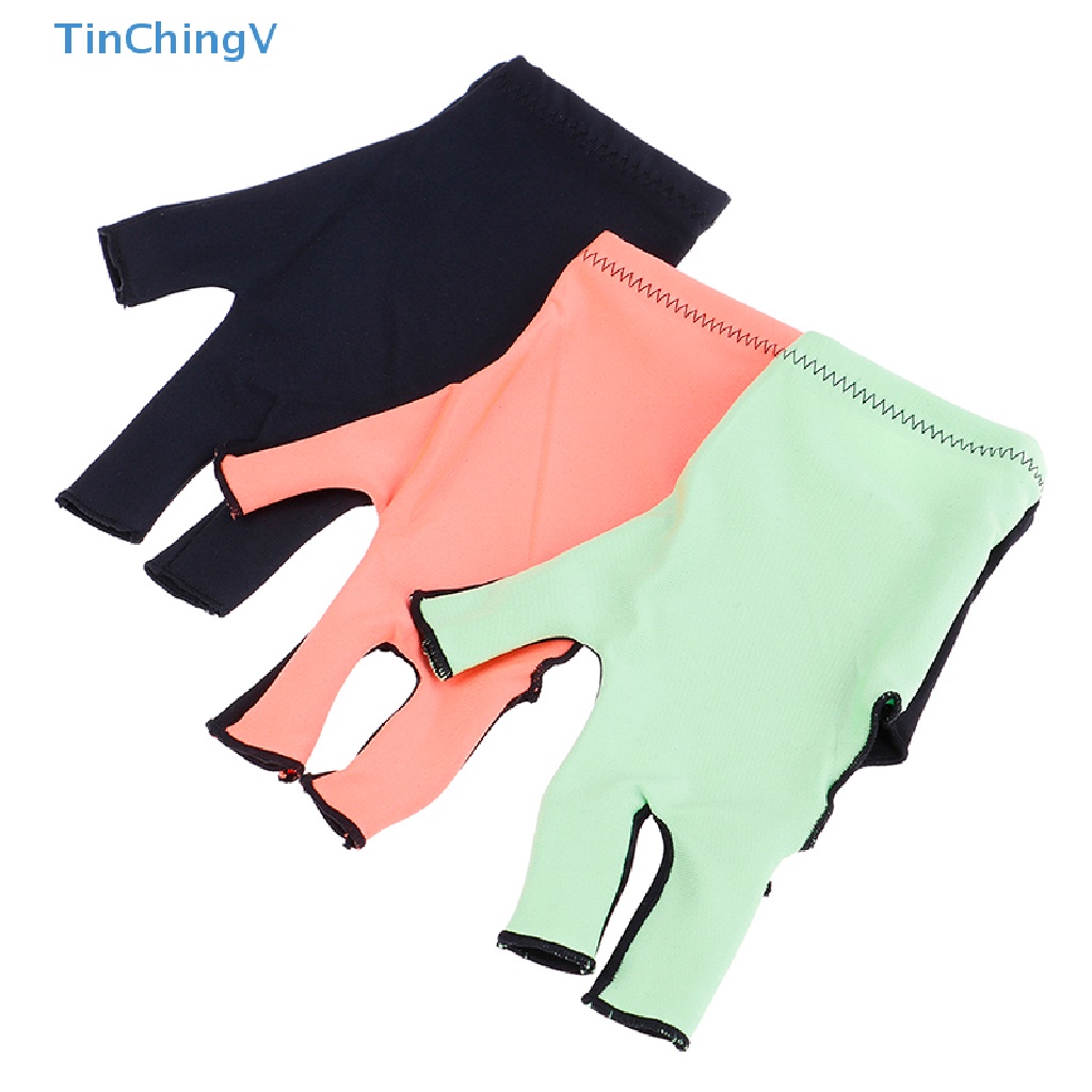 Găng Tay Trái / Phải 3 Ngón Bằng Vải Lycra Cho Bida [Mới]