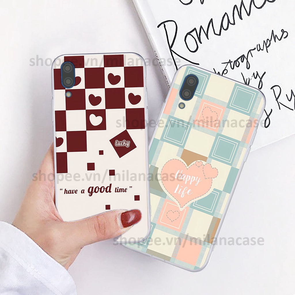 Ốp Vsmart Star caro họa tiết nhiều màu sắc siêu đẹp thời trang cá tính