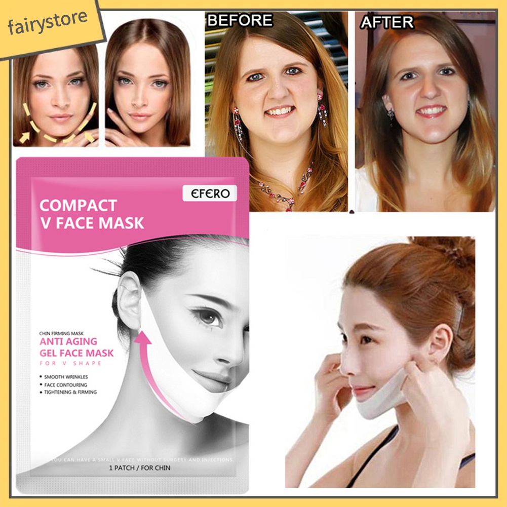 [Hàng mới về] Mặt nạ nâng cơ bó chặt tạo hình chữ V thon gọn cho nữ