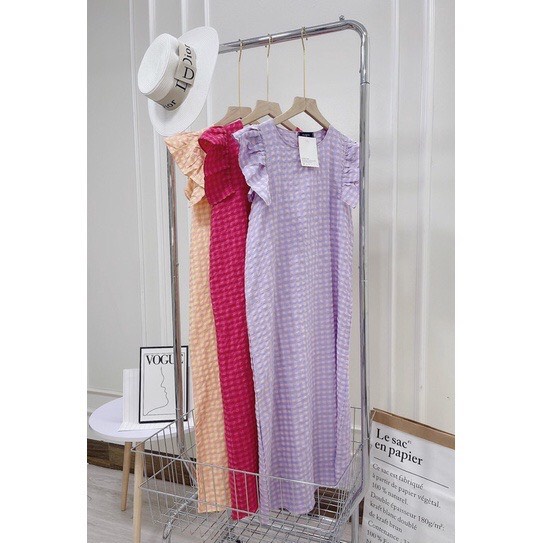 Váy thời trang kẻ caro cánh tiên xinh xắn đi làm đi chơi thoải mái &quot;hàng loại 1&quot;