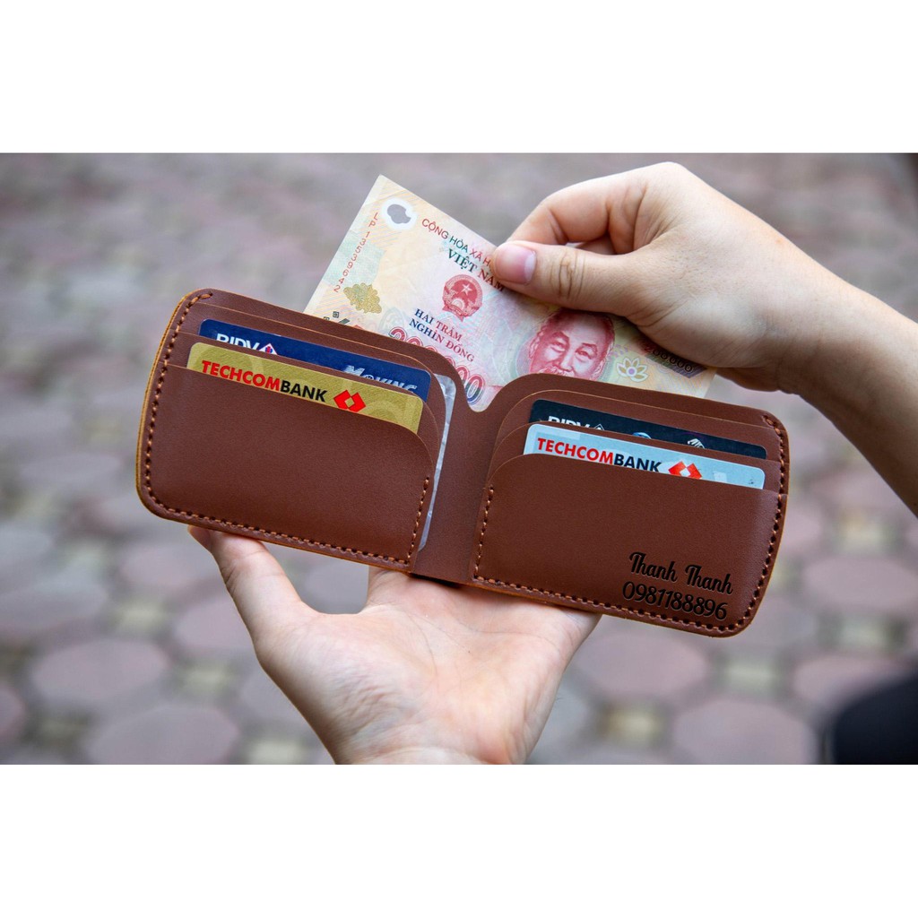 Ví Da Bò Thật Đẳng Cấp Mẫu Mới Siêu Chất | Bóp Nam Nữ Đẹp |-BẢO HÀNH 12 THÁNG- VÍ MINI | VW01