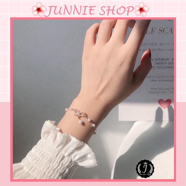 Vòng Tay Ngọc Trai Xinh Xắn Thời Trang Cho Nữ DC47