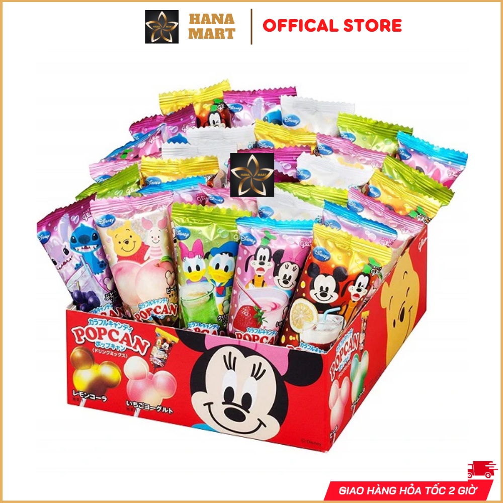 Kẹo mút Glico Popcan Mickey nội địa Nhật Bản