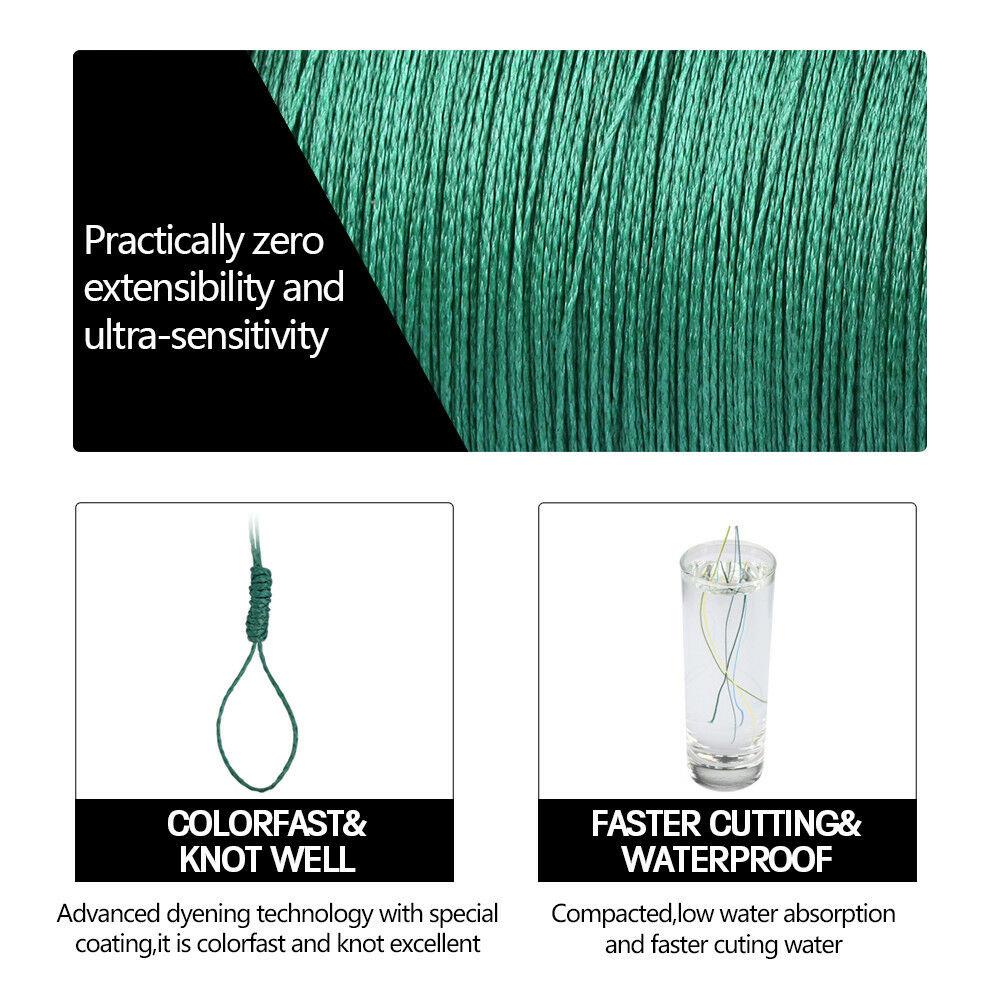 Danilo Cuộn Dây Câu Cá Bện 4 Sợi Chất Liệu PE