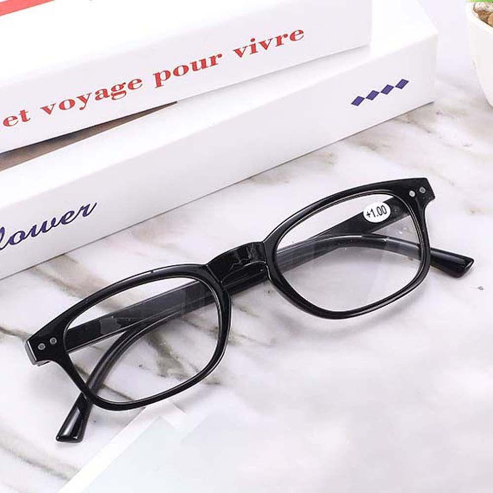 Kính Đọc Sách Gọng Nhựa Resin Màu Đỏ Đen Phong Cách Cổ Điển Dành Cho Ba Mẹ Và Bé MXMUSTY