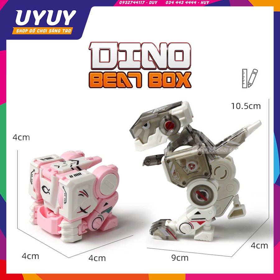 Dino BeastBox 🦎Siêu Ngầu Khủng Long Biến Hình Dino BeastBOX Siêu Hot Cho Bé